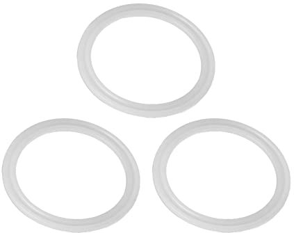 Freebily 3pcs Silicone O-Ring Bottle Lid Gaskets Replacement Leak-Proof Seal Rings for Vacuum Cups Water Bottles Type A One Size