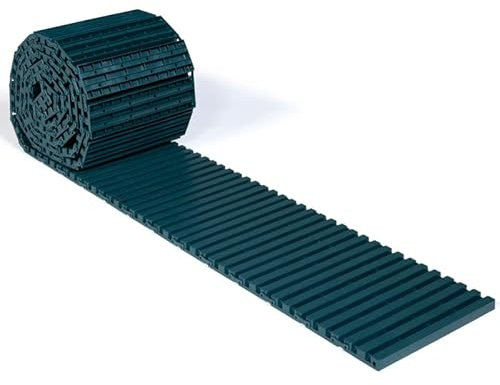 IDMarket - Gehweg, 5 m, ausrollbar, aus Kunststoff, Grün, für den Garten