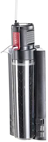 Hydor Filtro Interno CRYSTAL 200 Acquari 120-200 Litri, 2 Stadi, Carbone Attivo e Kit Venturi Inclusi
