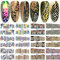 12Design/Sheet Sliders Manicure Water Transfer Decals Nail Stickers Zebra Leopard Animal Print Design(01)
