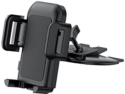 yola pro CD Slot Phone Holder Mount, CD phone holder for Car, One Touch 360° Rotation for Adjustable Support Feet Compatible iPhone 15 14 13 12 11/XS/XR/X/8/7/6, Samsung 20 10 9, Sony, Huawei, Etc
