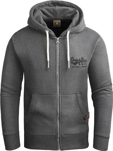 Grin&Bear Hoodie Herren Sweatjacke GEC603