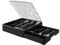 WURDON Organizador de cubiertos de doble capa con tapa, con soporte de utensilios de 2 niveles y 9 compartimentos, contenedor de almacenamiento de cubiertos (negro)