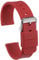 sourcing map Bracelet de Montre Silicone 22mm Largeur Souple Dégagement Rapide Caoutchouc Remplacement Montre Bande avec Inox Acier Boucle pour Homme Femme, Foncé Rouge