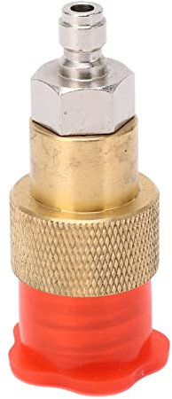 CO2 Adapter for Soda Water, Soda Refill Adapter Machine Maker Brass Connector TR21‑4 Male Thread Soda Maker Valve Refill Accessories for Replacement