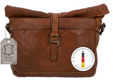 Gusti Fahrradtasche Leder Zane Umhängetasche Handtasche Leder