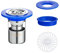 Qrity 1 Pieza Núcleo de Drenaje de Piso de Desodorante, Desague Antiolores para Ducha, Tapón Desodorante para Baño Cocinas, 38mm, Acero Inoxidable