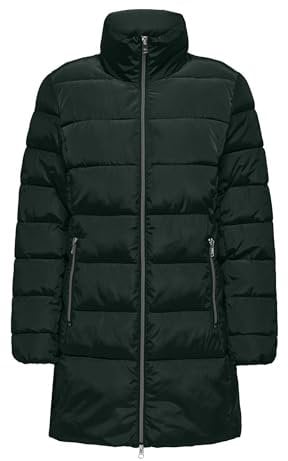 Only Onlnewlina Otw Kta Cappotto con Cerniera Giacca Trapuntata, Verde, XS Donna