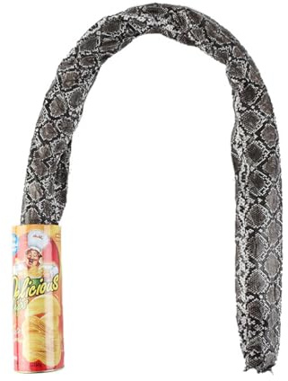 CENPEK Scherzartikel Kartoffelchips Schlange, Neuheit Schlange Trick Spielzeug, Pop-up Snake Toy, Schlange Kinder Scherzartikel Spielzeug, Geburtstags Aprilscherz Halloween Requisiten