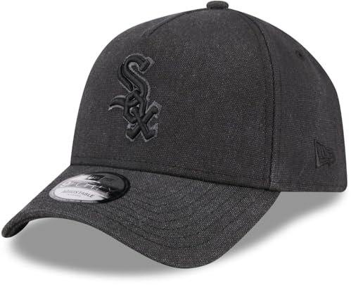 New Era A-Frame Trucker Leinen Cap Chicago White Sox schwarz