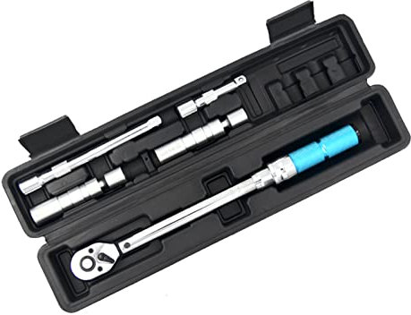 Jeu de 5 Pièces clé Dynamométrique Universelle pour Bougie D'allumage, clé Dynamométrique à 5-60N.m avec Boîte de Rangement pour la Réparation de Garage Automobile