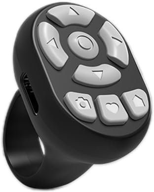 Telecomando a punta di dito per telefono, anello di scorrimento | Telecomando per fotocamera per telefoni | Anello di scorrimento con automatico per telefono, girapagina con telecomando, anello di sco