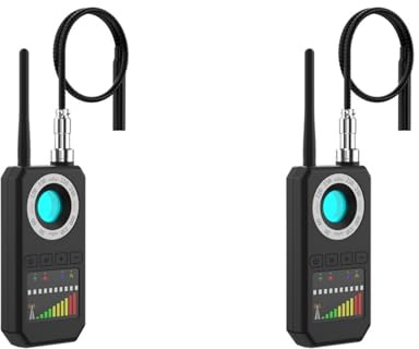 Lancoon 2-Pack versteckter Kamera-Detektor Anti-Spy Anti-Monitoring Anti-Location Wireless Signal Bug GPS-Erkennung Verhindern Tracker Lauschen für Hotel Reise Home Office