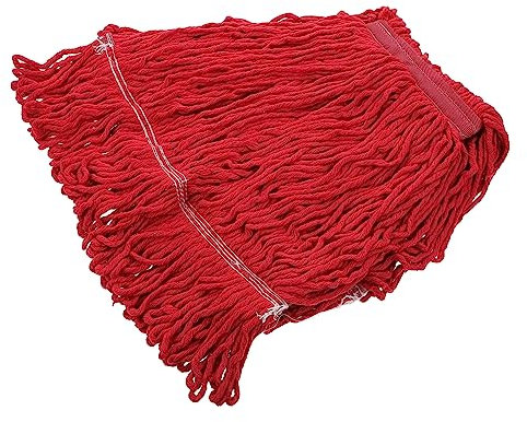 Cotton Mop Head Replacement Heavy Duty Loop End Mop Refill for Efficient Cleaning Hardwood Tile and Laminate Floors Quick Drying and Easy Installation