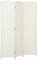 HOMCOM Paravent intérieur en Bois, 3 Panneaux, 135 x 180 cm, séparateur de pièce Pliable, pour Salon, Chambre à Coucher, Maison, Blanc