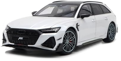 XGFFBAGB 1:18 Für ABT RS7 Diecast Model Spielzeug-Cars Geschenke(White,No box)