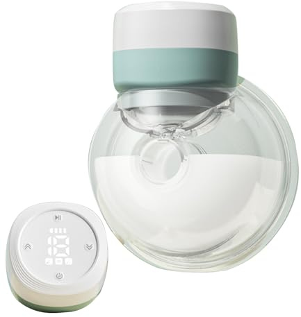 Electric Breast Pump, Portable Breast Pump, Small Electric Breast Bump for Breastfeeding - 3 Modes and 9 Levels, Silent Breast Pump for Baby, Breastfeeding for Women Who Go