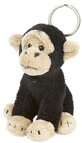 Ravensden Schlüsselanhänger Schimpanse aus Plüsch, Tier Tiere Affe Affen