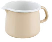 Riess 0672-038 Schnabeltasse Nouvelle Cappuccino-Krug, Durchmesser 12 cm, 1 l, Orange, Keramik