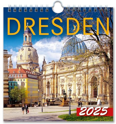 Kalender Dresden 2026: 13,5x14 cm - Tischkalender