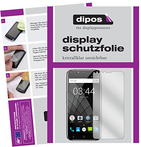 dipos I 6x Screen Protector compatible with Oukitel U22 (5,5 inch) Protection Films clear
