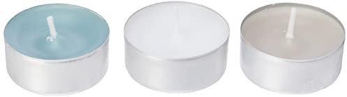 Spaas 24 Bougies chauffe-plats parfumées couleurs assorties, ± 4,5 heures - Cotton Blossom 0338334.999 Beige D 39 x H 16 mm