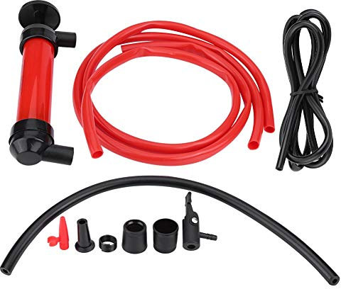 Pompa Trasferimento Carburante a Sifone,Delaman Portable Multi-Use 200cc 5l / Min Manuale Estrazione Olio Mano Liquidi sifone Estrattore di olio Pompe Per il Dell'acqua Ad Aria