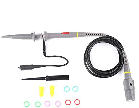 Sonda per Oscilloscopio, PP-80 Kit di Sonde a Clip con Accessori per di Oscilloscopio a 60 MHz Larghezza di Banda DC-4MHz DC-60MHz Strumento di Regolazione Cerchio di Colore