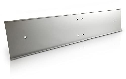 Betriebsausstattung24 Schildhalter für unsere Aluprägeschilder 52,0 x 11,0 cm - Wand-Schildhalter für Ihren Parkplatz & Stellplatz