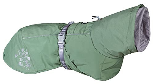 Hurtta Extreme ECO Warmer Hundemantel, Winterjacke für Hunde, Hedge Grün 55 cm