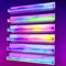 YMVV 15 Nail Polish Rack Wall Mounted Shelf,6 Pack Clear Rainbow Iridescent Acrylic Organizer Nail Supplies for Nail Techs,Great Display for Salons Retailers