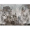 murando - Papier peint panoramique nature 350x256 cm - Revêtement mural décoration pour chambre salon - Design moderne - Gris vert marron - Paysage forêt arbres fond texture b-C-0822-a-a