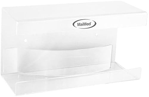 MaiMed® Wandhalter für Handschuhboxen mit Feder, Acry