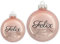 TheSmartGuard Christbaumkugel mit Namen | Weihnachtskugel personalisiert aus Glas| Ø 6cm oder 8cm in Rose (Glanz) | Weihnachtsschmuck