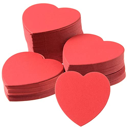 360 Stück kleine Herzausschnitte Papier Herzformen 5,1 cm rotes Herz Konfetti Valentinstag Herz Stanzformen für Valentinstag Handwerk Geburtstag Hochzeit Party Dekor Kinder Liebe und Frieden Schule