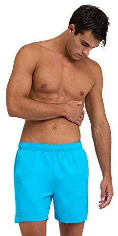 Arena Fundamentals Logo Boxer R Costume Uomo Mare e Piscina, Costume da Bagno in Morbido Tessuto Riciclato ad Asciugatura Rapida, Boxer Mare con Slip Interno in Mesh