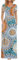 AUSELILY Maxi Dress for Women Summer Casual Long Dresses for Ladies with Pockets L Print Green