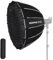 Soonpho 120 cm 120,1 cm Parabol-Softbox Quick Bowens Mount Quick Set Up & Release Softbox mit Gitter & Diffusor & Tragetasche für Fotografie Studio Shooting Dauerbeleuchtung Licht Stroboskop Flash