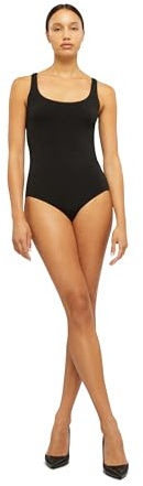 Wolford Jamaika Body für Damen, ärmellos, blickdicht, Rundstrickmaterial, glänzendes Finish, feiner Saum, brasilianischer Schnitt