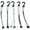 The Flowerpot Men 27CM PLASTIC HANGING POTS BASKETS PLANTERS (x5, Replacement Hangers Dark Green)