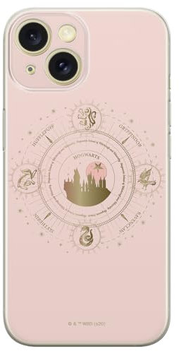 ERT GROUP Handyhülle für iPhone 15 Original und offiziell Lizenziertes Harry Potter Muster 008 optimal an die Form des Handy angepasst, hülle aus TPU