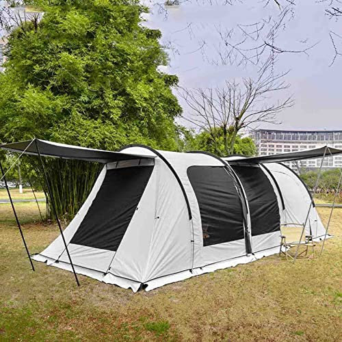 Blackout Tunnel Tents for Camping, 5-8 Person Family Tent with Large Space Bedrooms and Awning Vestibule, Waterproof Lightweight Glamping Tent for Outdoor Camping, Hiking, Sporting interesting