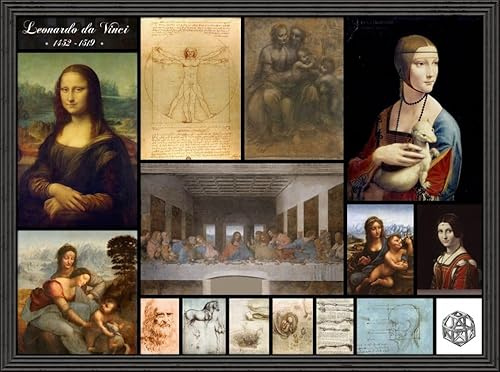 Puzzle 2000 Teile - Leonardo da Vinci - Collage