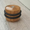 Handmade Oak Doorstop with Twin Rubber Buffers and Stainless Steel fixing screw. (Solid Oak)