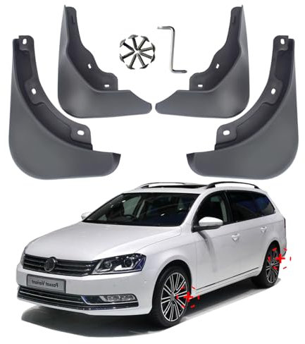 Auto-Schmutzfänger für VW Passat B7 Kombi Spritzschutz Klappe VW Passat B7 Alltrack Kombi Kotflügel vorne hinten 4 Stück 2010 2011 2012 2013 2014