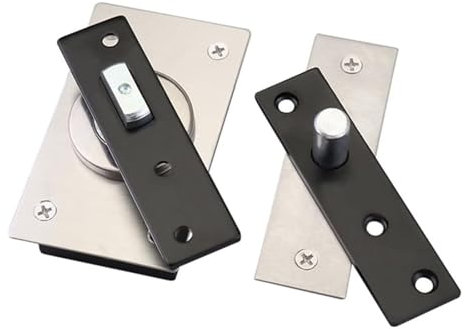 Bisagra pivotante de puerta, rotación de 360 grados, bisagras pivotantes ocultas resistentes para muebles y gabinetes
