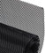 Bettol Griglia da corsa nera in lega di alluminio, 100 x 33 mm, foro a rombo da 3 x 6 mm, griglia universale per griglia automobilistica, griglia nera