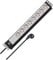 Brennenstuhl Premium-Line Bloc multiprise, à 8 Prises, Format 48,26 cm, pour Les armoires de Serveur, avec 3 m de câble, fabriqué en Allemagne, Noir/Gris