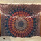 GLITZFAS Mandala Wandteppich Tapisserie Indische Tuch Böhmische Wandtuch Wandkunst Schlafzimmer (E,200 x 150 cm)