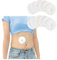 KAVIL NEPPT Lot de 12 coussinets de tube d'alimentation pour tubes G - Coussinets de support pour tube de cheville - Support de cathéter - Dialyse abdominale péritonéale - Coussinets extra doux et
